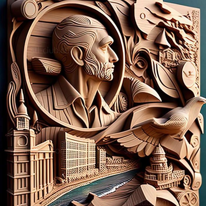 3D модель RELIEFCARVED WOODEN (STL)